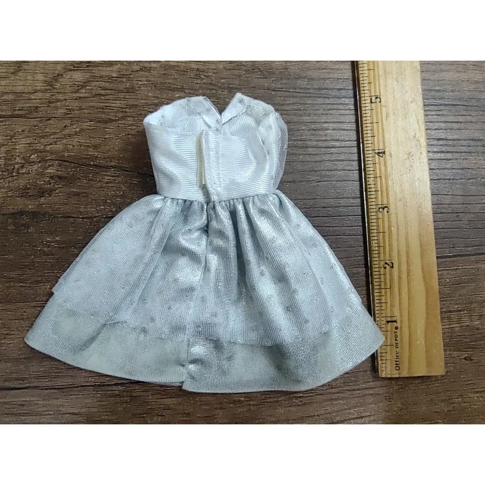 BARBIE DOLL SIZE VINTAGE FANCY DRESS Ball gown LOL OMG Clone Bratz Fashion Rare